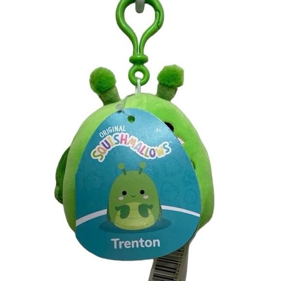 Trenton the Praying Mantis Squishmallow Clip 3" NWT - Picture 3 of 3